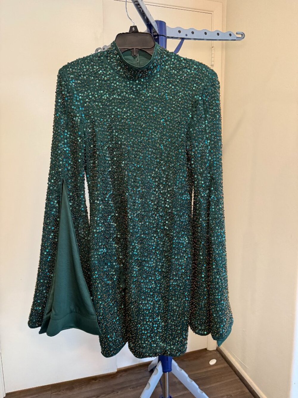 Michael Costello x Revolve Mr. Gibson Mini Dress Small - Hunter Green